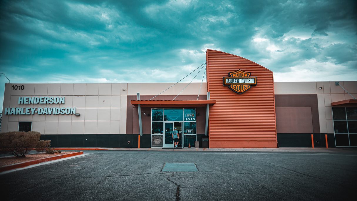 Henderson Harley-Davidson storefront in Henderson, Nevada.